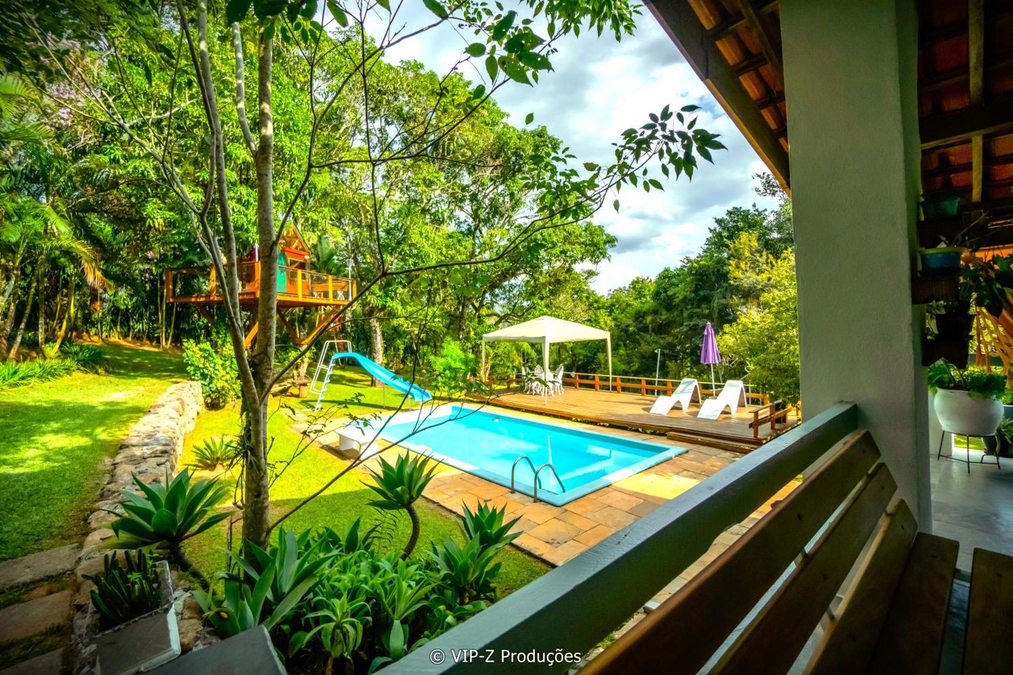Chacara Atibaia Com Casa Na Arvore Exterior foto